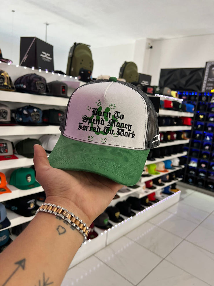 SPEND MONEY WHITE GREEN